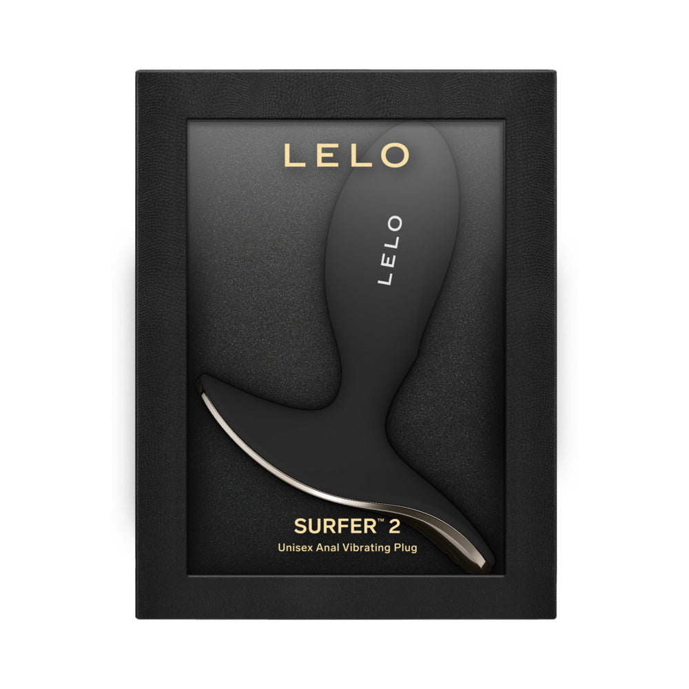 LELO SURFER 2 Vibrating Anal Plug Black