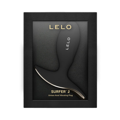 LELO SURFER 2 Vibrating Anal Plug Black