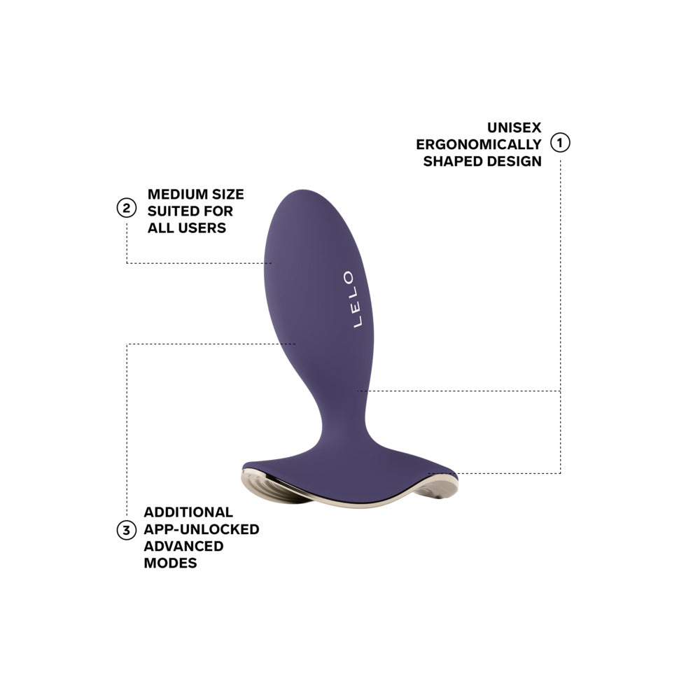 LELO SURFER 2 Vibrating Anal Plug Cyber Purple
