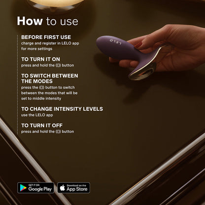 LELO SURFER 2 Vibrating Anal Plug Cyber Purple