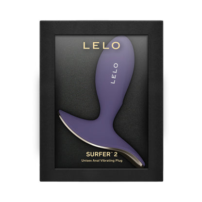 LELO SURFER 2 Vibrating Anal Plug Cyber Purple