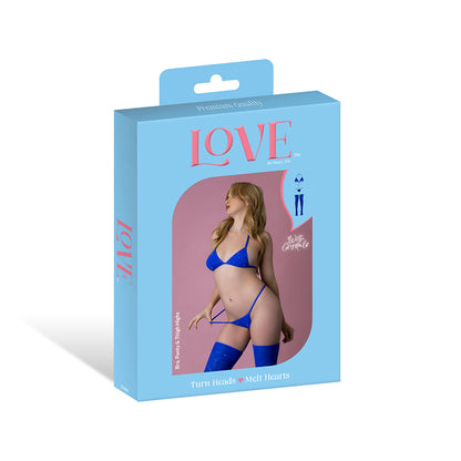 Magic Silk Seamless Bra, Panty & Thigh Highs