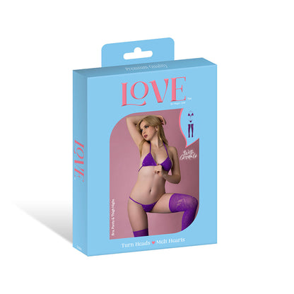 Magic Silk Seamless Bra, Panty & Thigh Highs