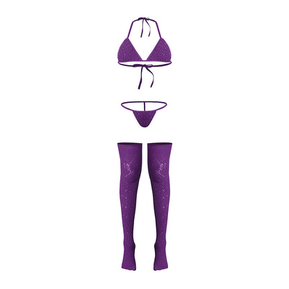 Magic Silk Seamless Bra, Panty & Thigh Highs