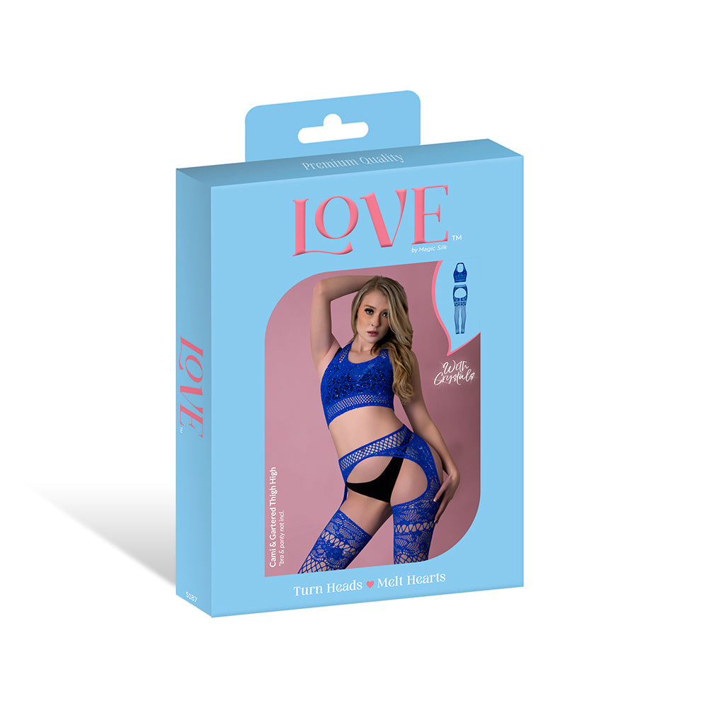 Magic Silk Seamless Cami & Gartered Thigh High