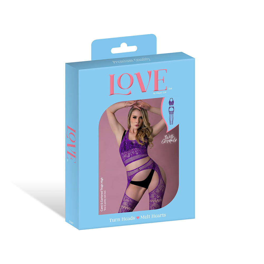 Magic Silk Seamless Cami & Gartered Thigh High