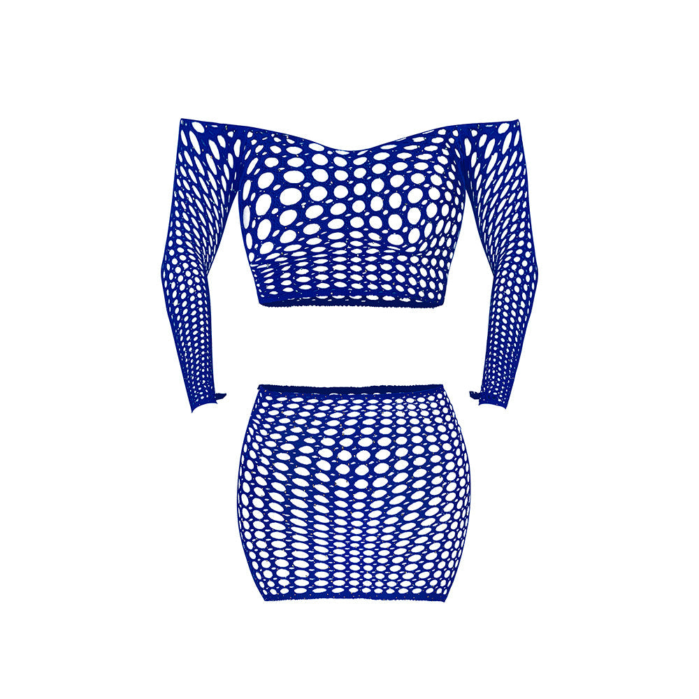 Magic Silk Seamless Off Shoulder Crop Top & Skirt
