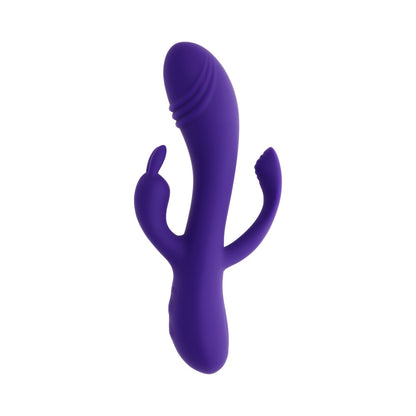 Selopa Triple Tickle 3-Point Stimulation Vibrator Purple