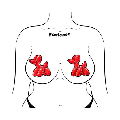 Pastease Red Balloon Animal Breast Pasties
