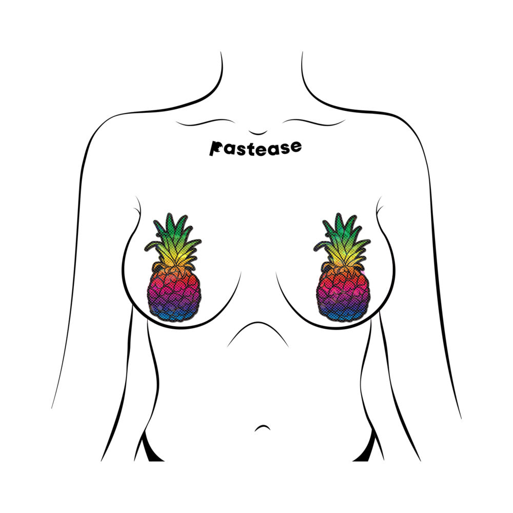 Pastease Rainbow Pineapple Sparkling Pasties