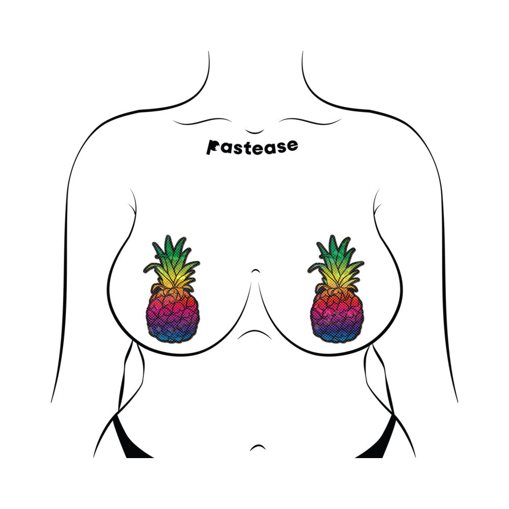 Pastease Rainbow Pineapple Sparkling Pasties