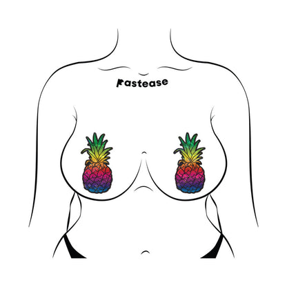 Pastease Rainbow Pineapple Sparkling Pasties