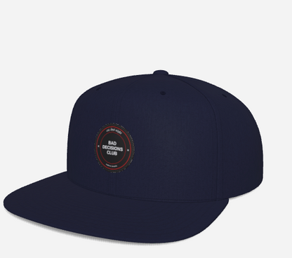 BDC Snapback Hat with Patch - Navy
